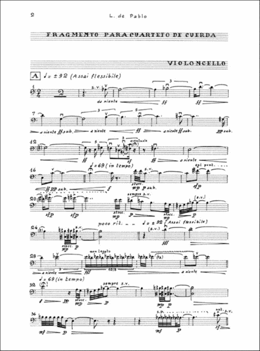 Fragmento String Quartet scores gallery preview page 5