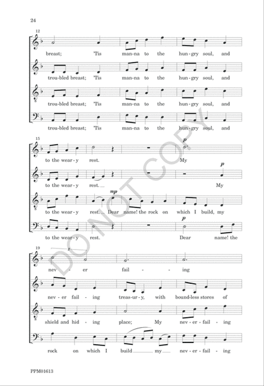 Nine American Folk Hymns 4-Part scores gallery preview page 27