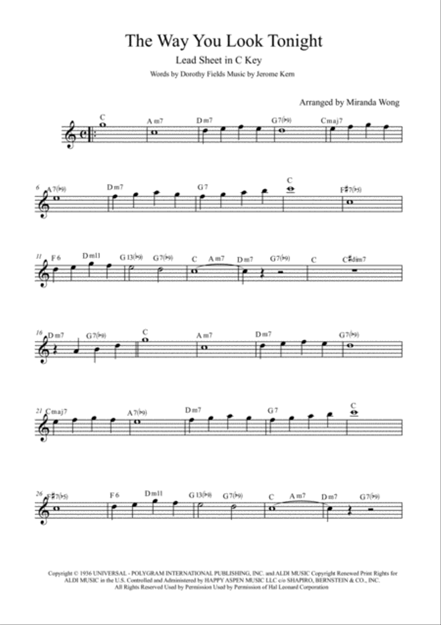 The Way You Look Tonight Large Ensemble scores gallery preview page 3