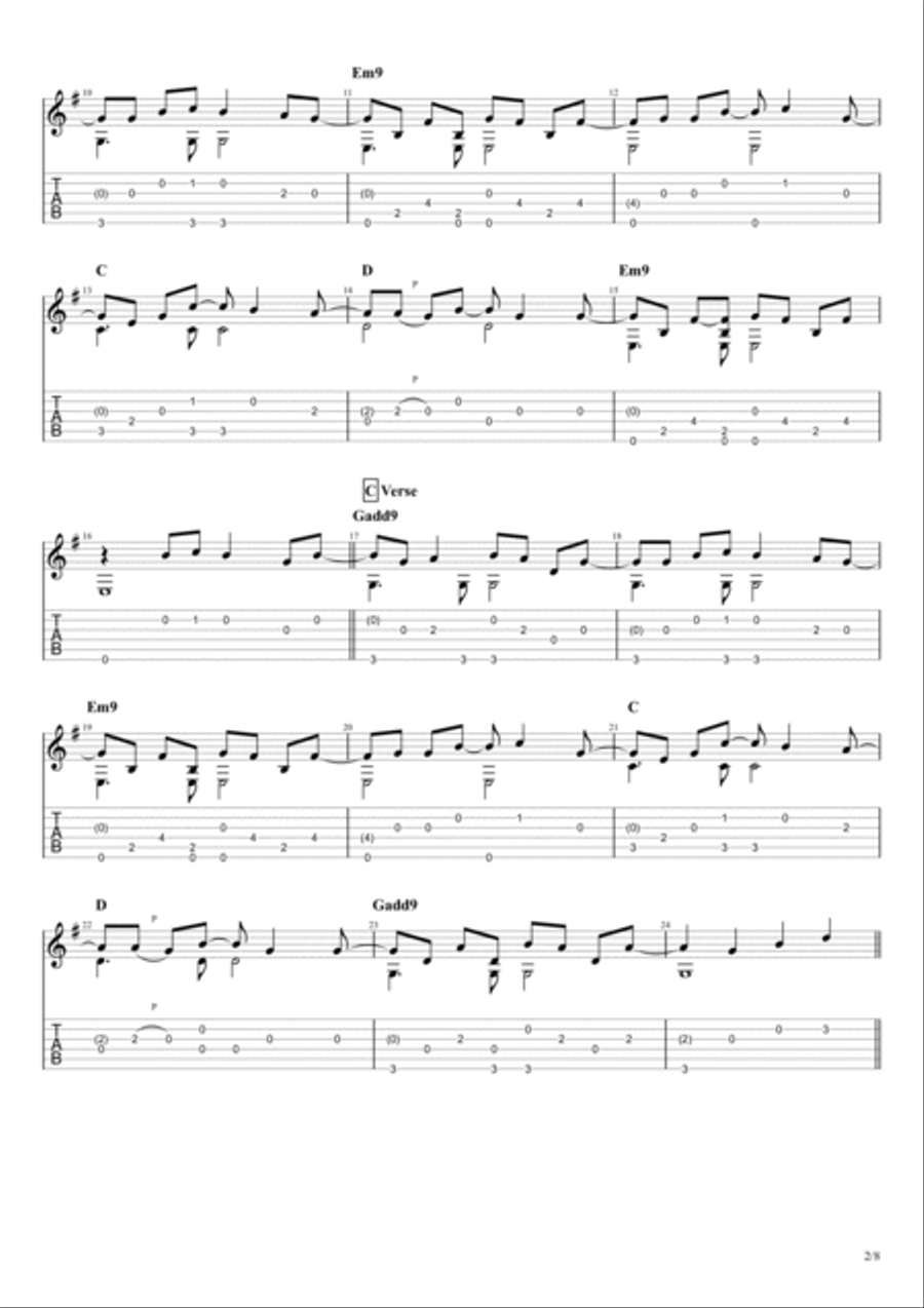 Every Breath You Take Every Breath You Take Electric Guitar scores gallery preview page 3