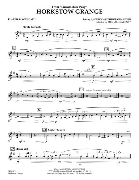 Horkstow Grange - Eb Alto Saxophone 2