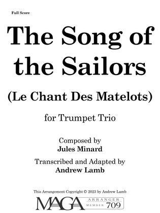 Book cover for The Song of the Sailors (arr. for Trumpet Trio)