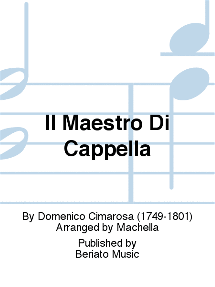 Il Maestro Di Cappella Choir scores gallery preview page 1