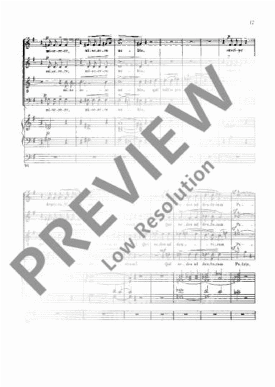 Missa choralis Missa choralis 4-Part scores gallery preview page 18