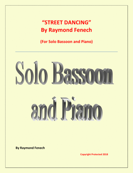 "Street Dancing" - For Solo Bassoon and Piano - Early Intermediate/ Intermediate level image number null