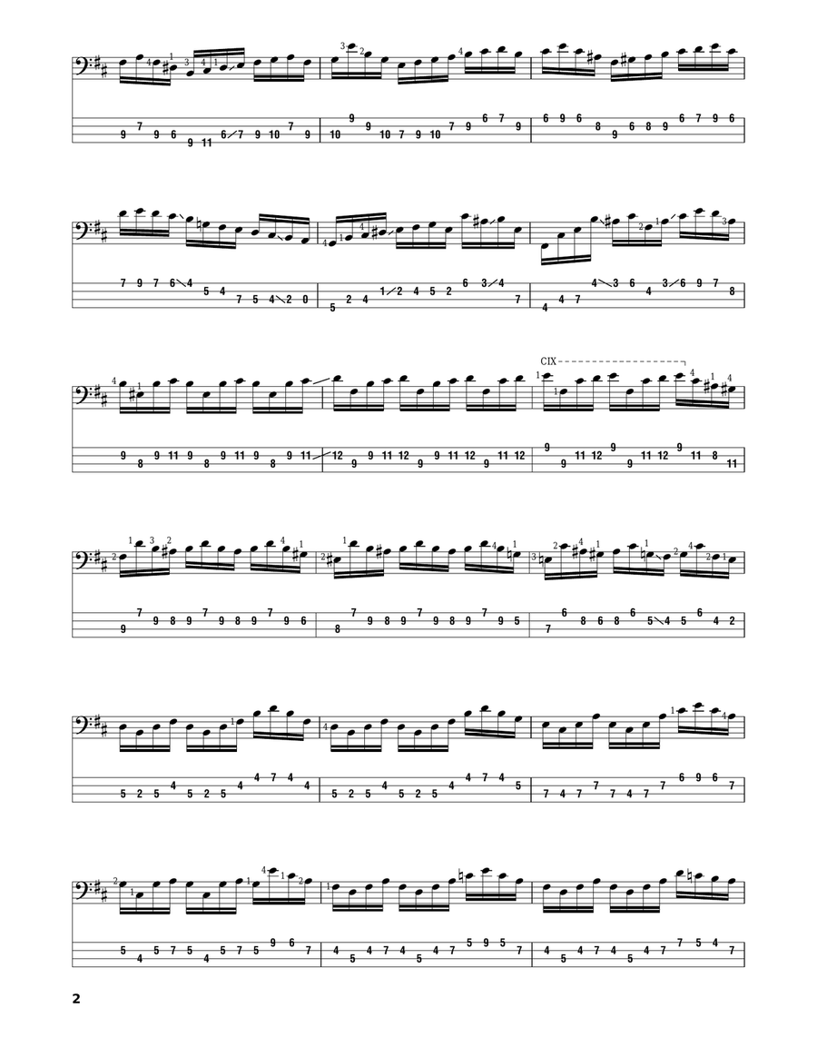 Cello Suite No. 3 In C Major, BWV 1009 Cello scores gallery preview page 2