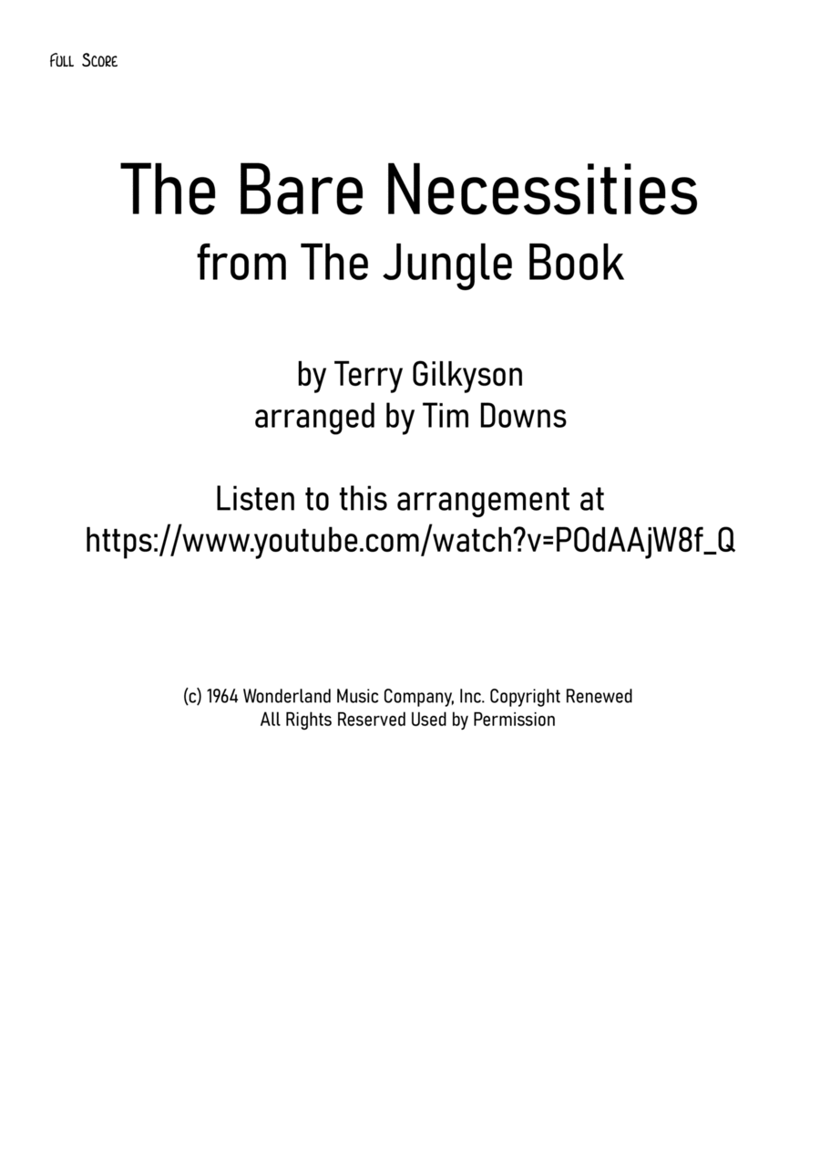 Book cover for The Bare Necessities