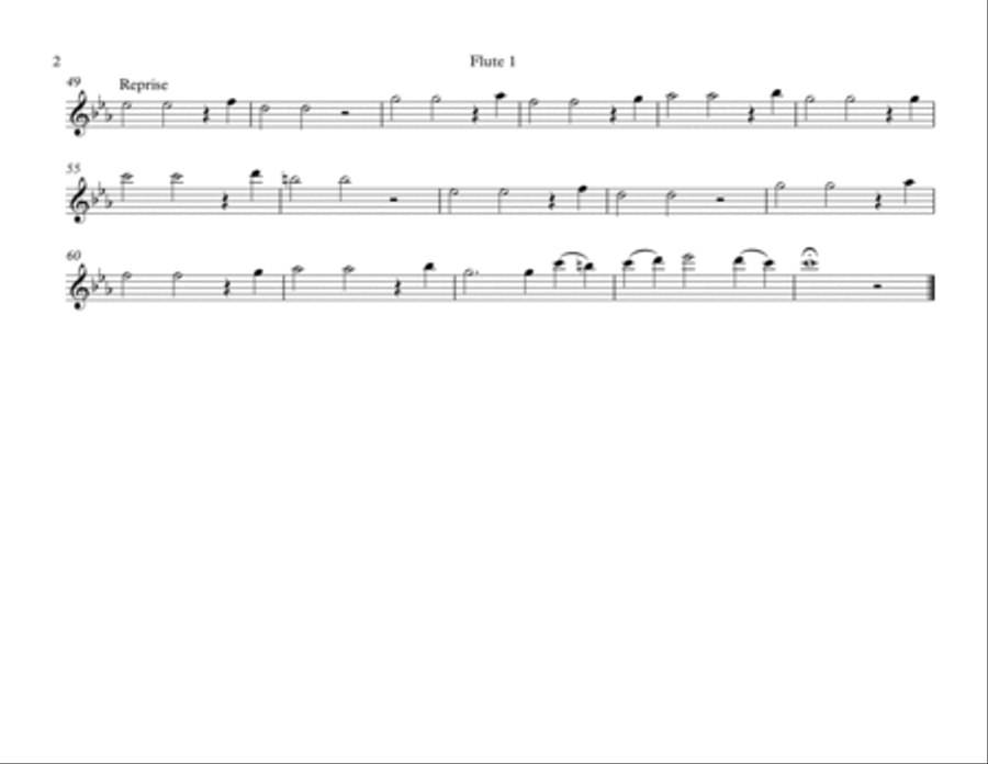 La Folia, from Keyboard Suite in D min., HWV 437, by G.F. Handel, arranged for 2 Flutes & Cello Small Ensemble scores gallery preview page 5
