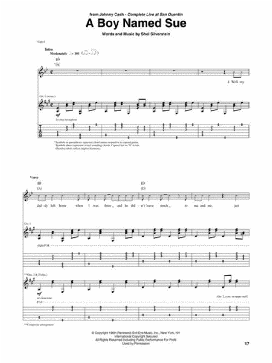 Best of Johnny Cash Electric Guitar scores gallery preview page 5