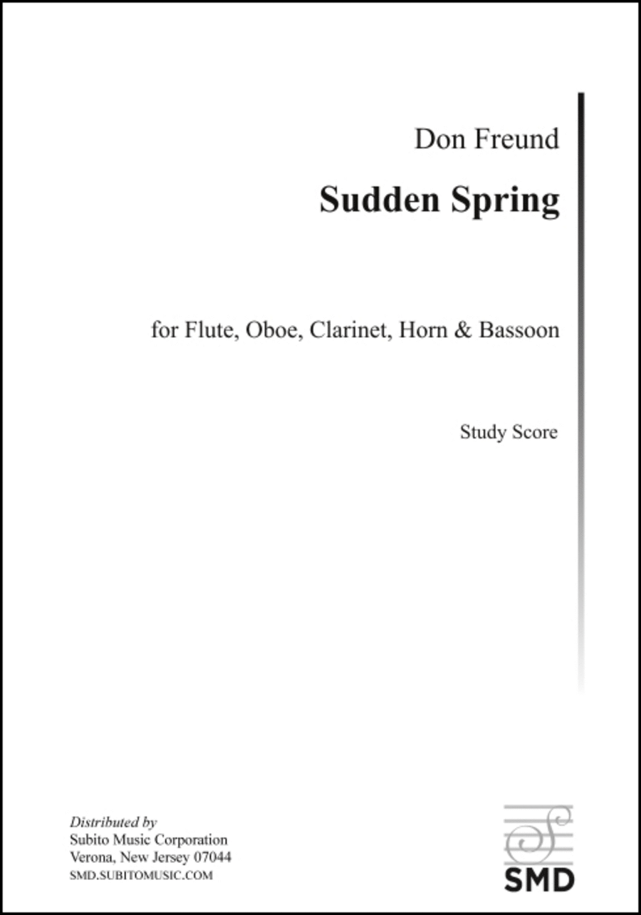 Sudden Spring Sudden Spring Bassoon scores gallery preview page 1