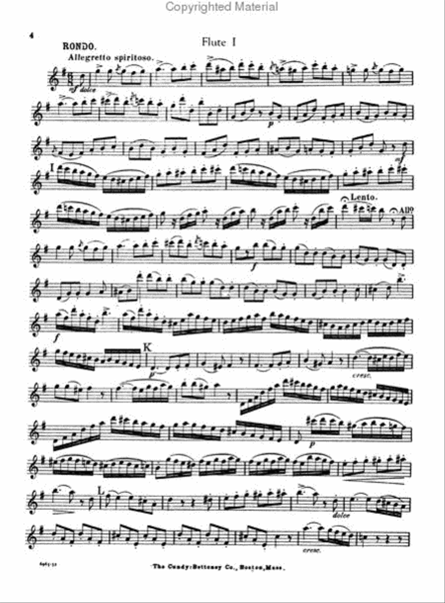 Six Duets Flute Duet scores gallery preview page 3