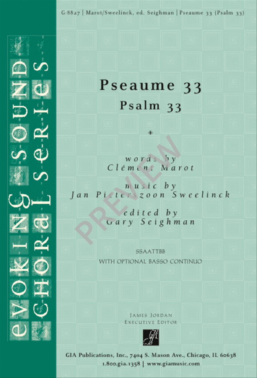 Pseaume 33 Pseaume 33 SSAATTBB scores gallery preview page 2