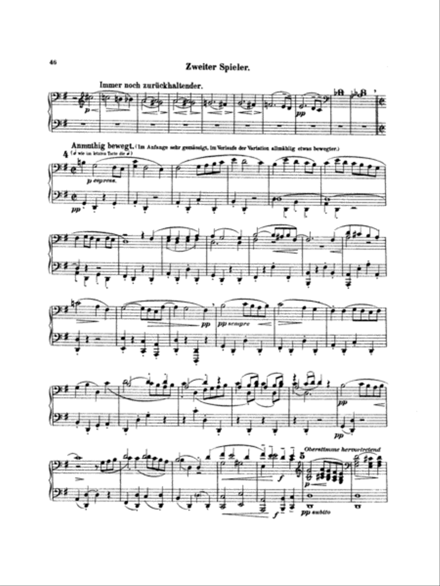Mahler: Symphony No. 4, in G Major Piano Duet scores gallery preview page 5