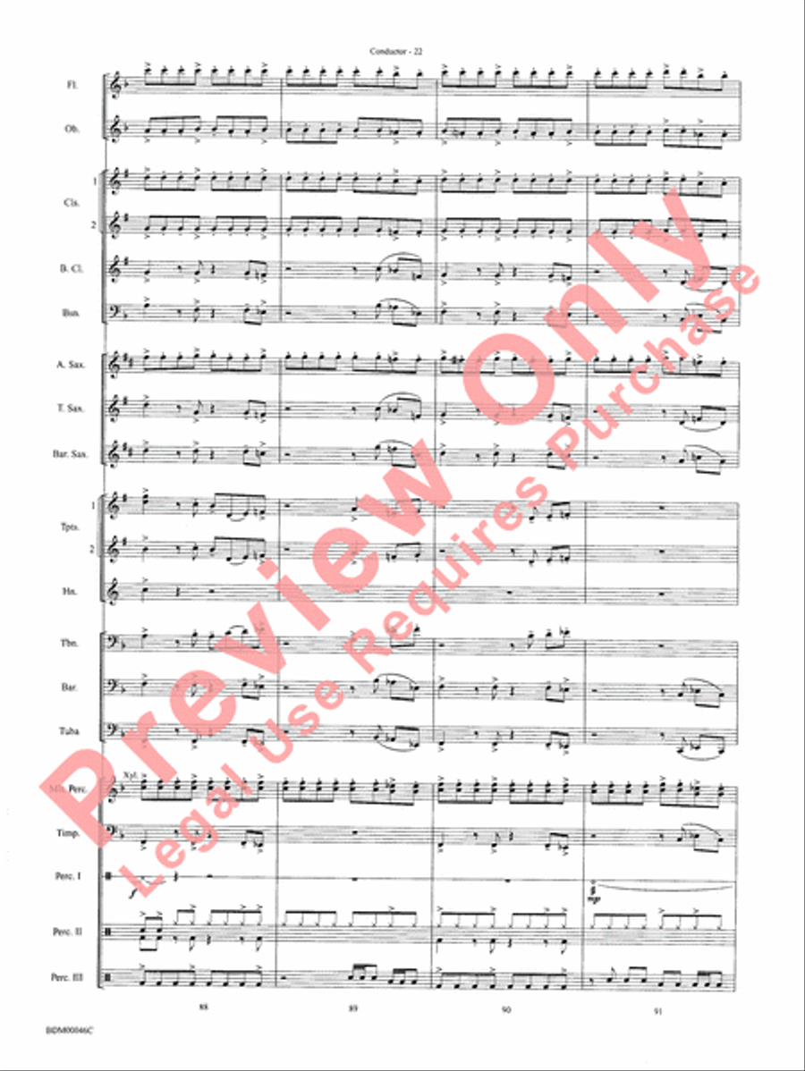To Forge the New Frontier Concert Band scores gallery preview page 25