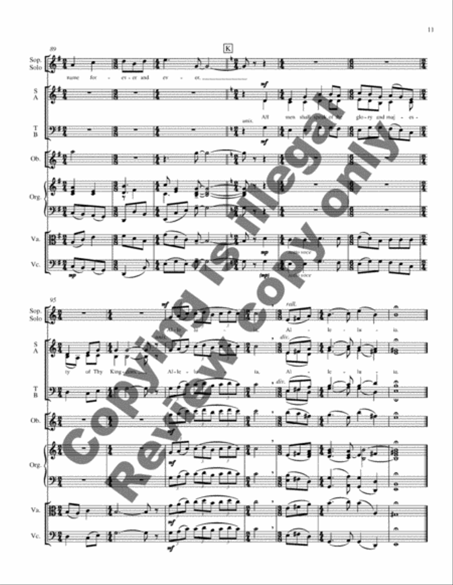 My Soul Shall Sing (Full Score) Choir scores gallery preview page 7