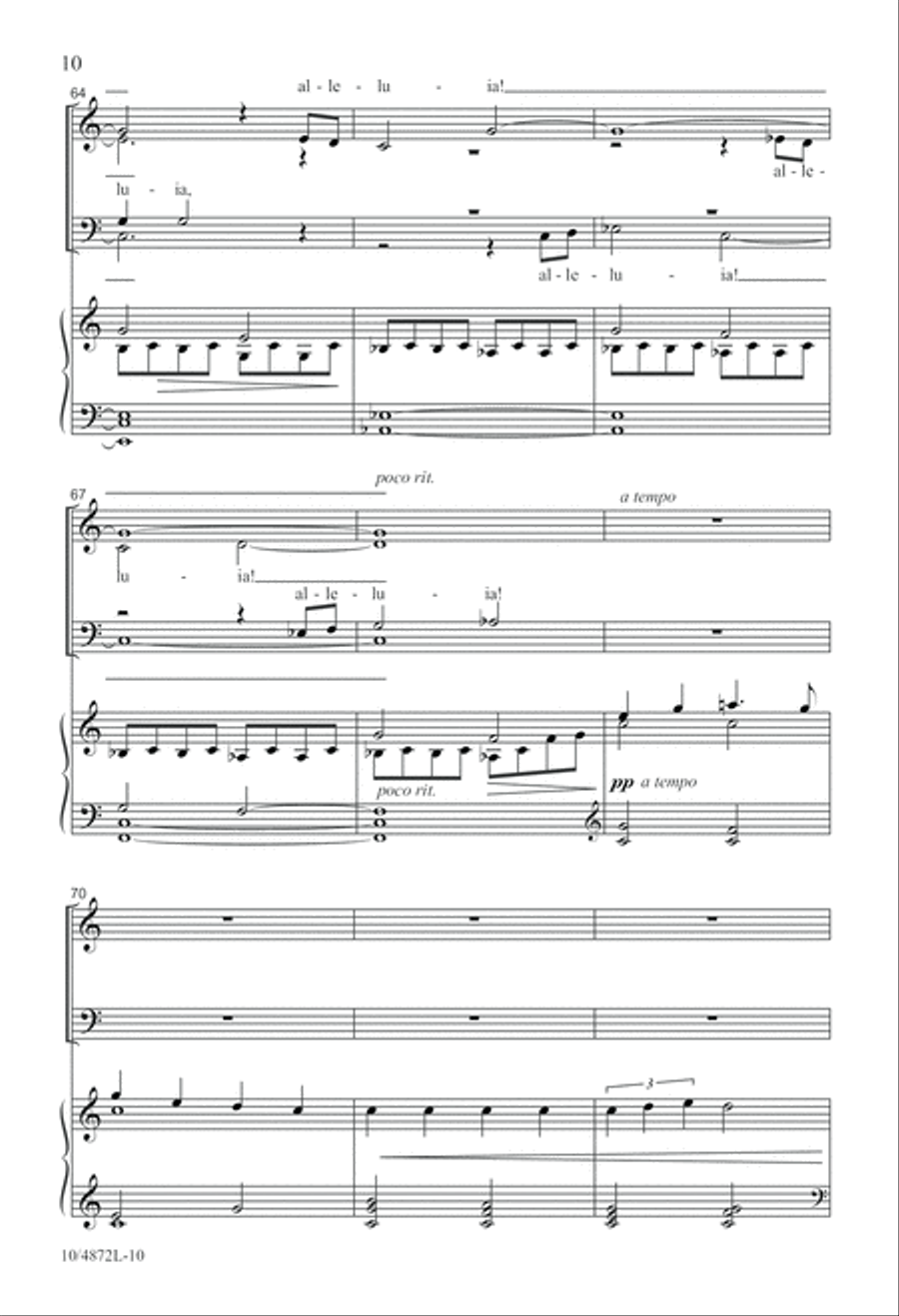 The Christmas Lamb 4-Part scores gallery preview page 10