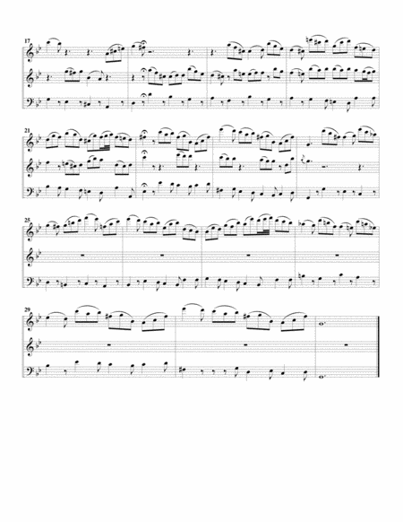 Aria: Seufzer, Thraenen, Kummer, Noth from Cantata BWV 21 (arrangement for 3 recorders)