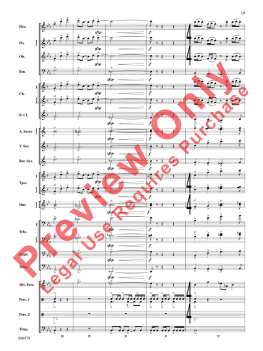 Oak Island Odyssey Concert Band scores gallery preview page 20