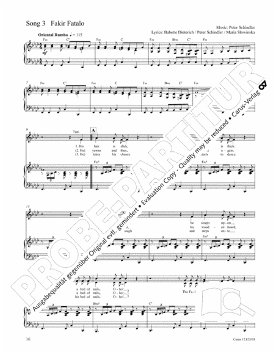 Circus Allegro Circus Allegro Choir scores gallery preview page 17