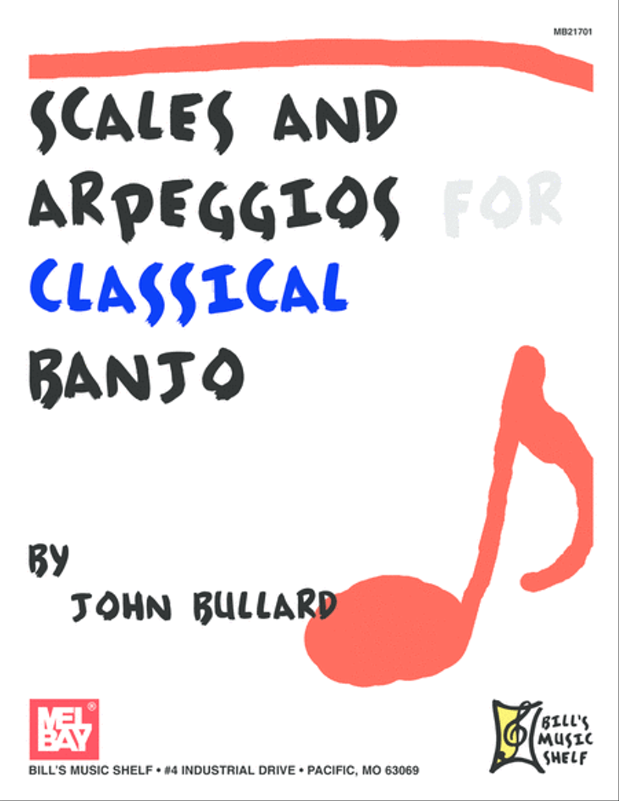 Scales and Arpeggios for Classical Banjo Banjo scores gallery preview page 1