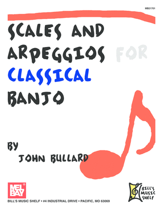 Book cover for Scales and Arpeggios for Classical Banjo