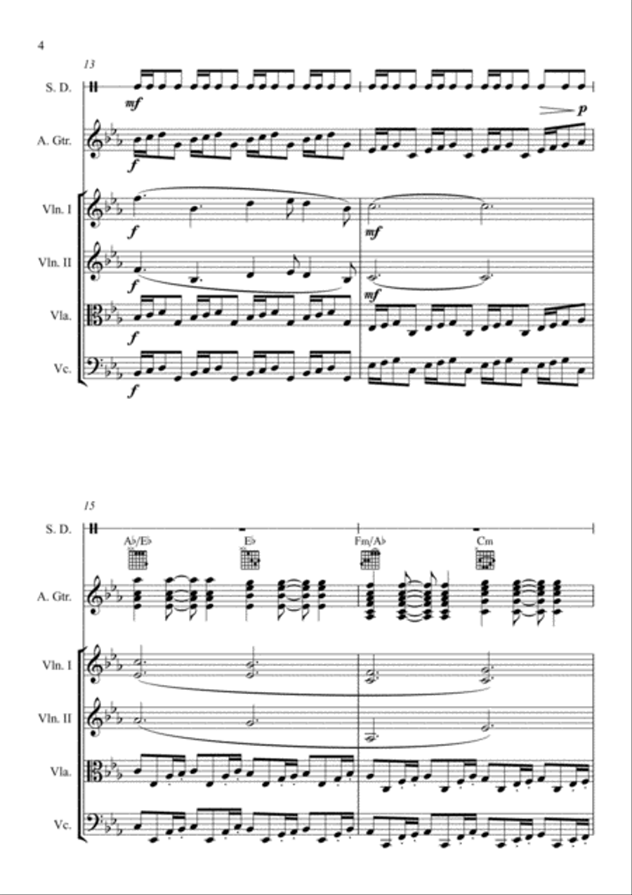 Game Of Thrones Game Of Thrones String Quartet scores gallery preview page 4