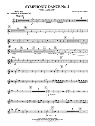 Symphonic Dance No. 2: (wp) 1st B-flat Trombone T.C.