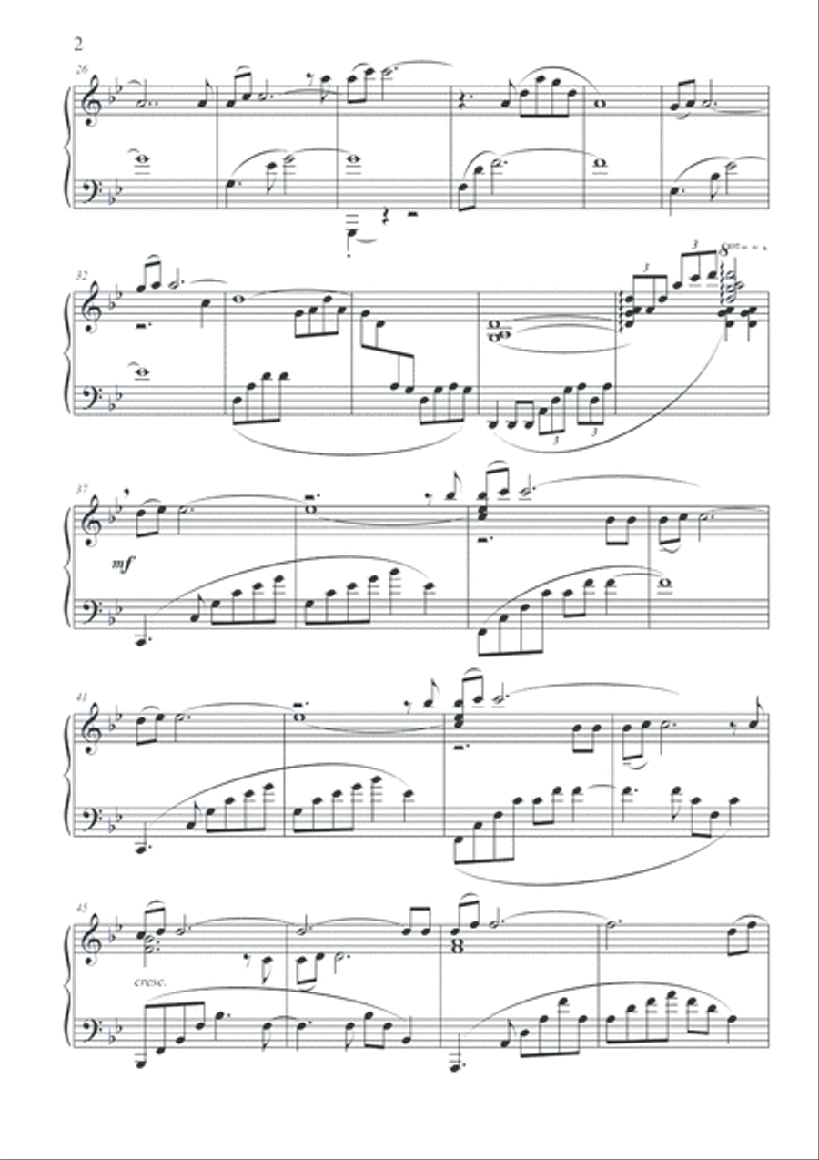 Can You Hear The Rustle Of The Stars? PIANO PLAY-ALONG Voice scores gallery preview page 3