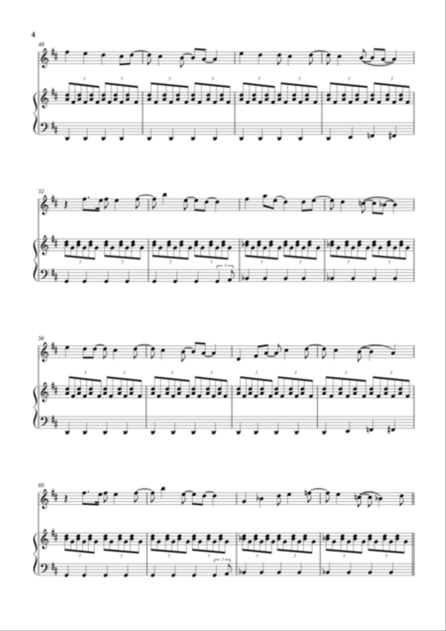 All I Want For Christmas Is You Piano scores gallery preview page 4