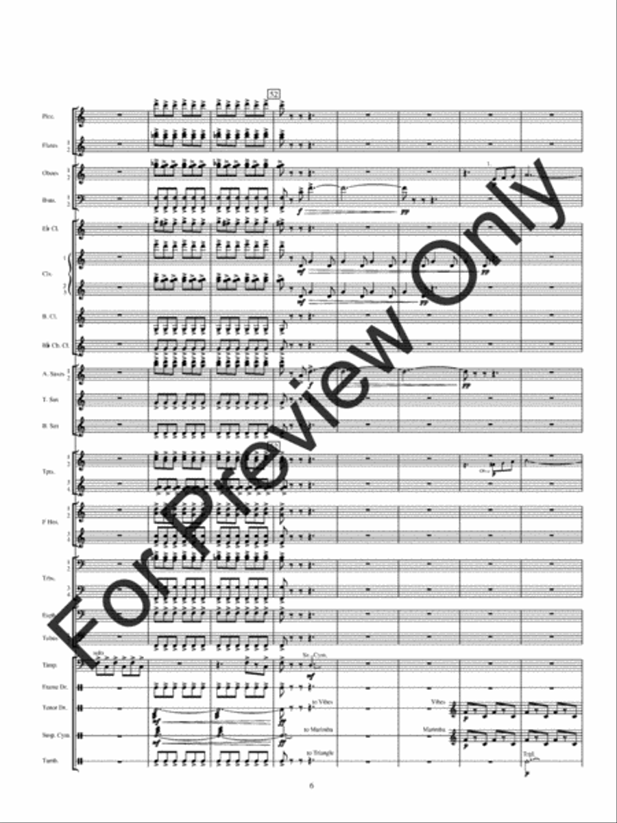 Kirkpatrick Fanfare (Score) Concert Band scores gallery preview page 9