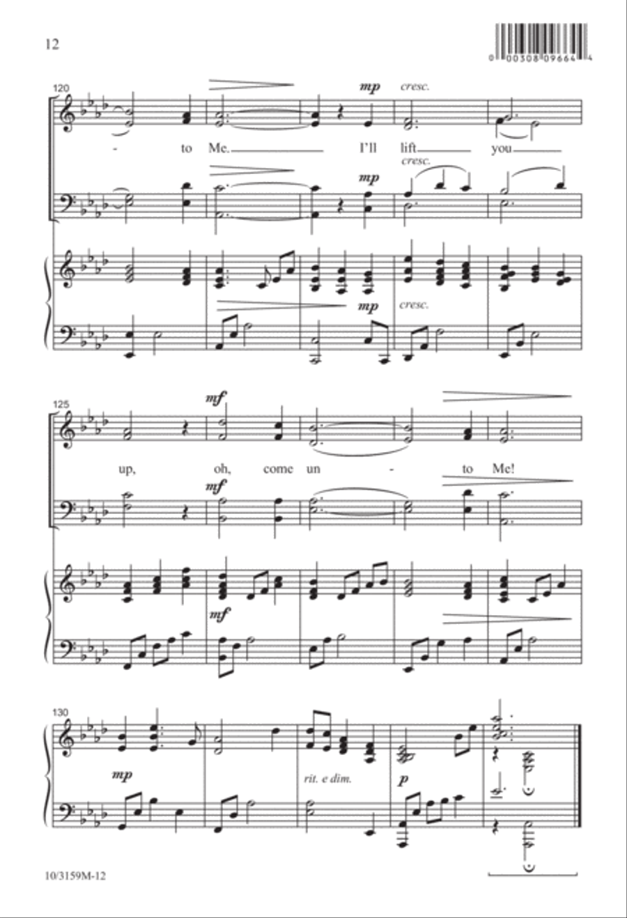 Come, Come Unto Me Come, Come Unto Me 4-Part scores gallery preview page 12