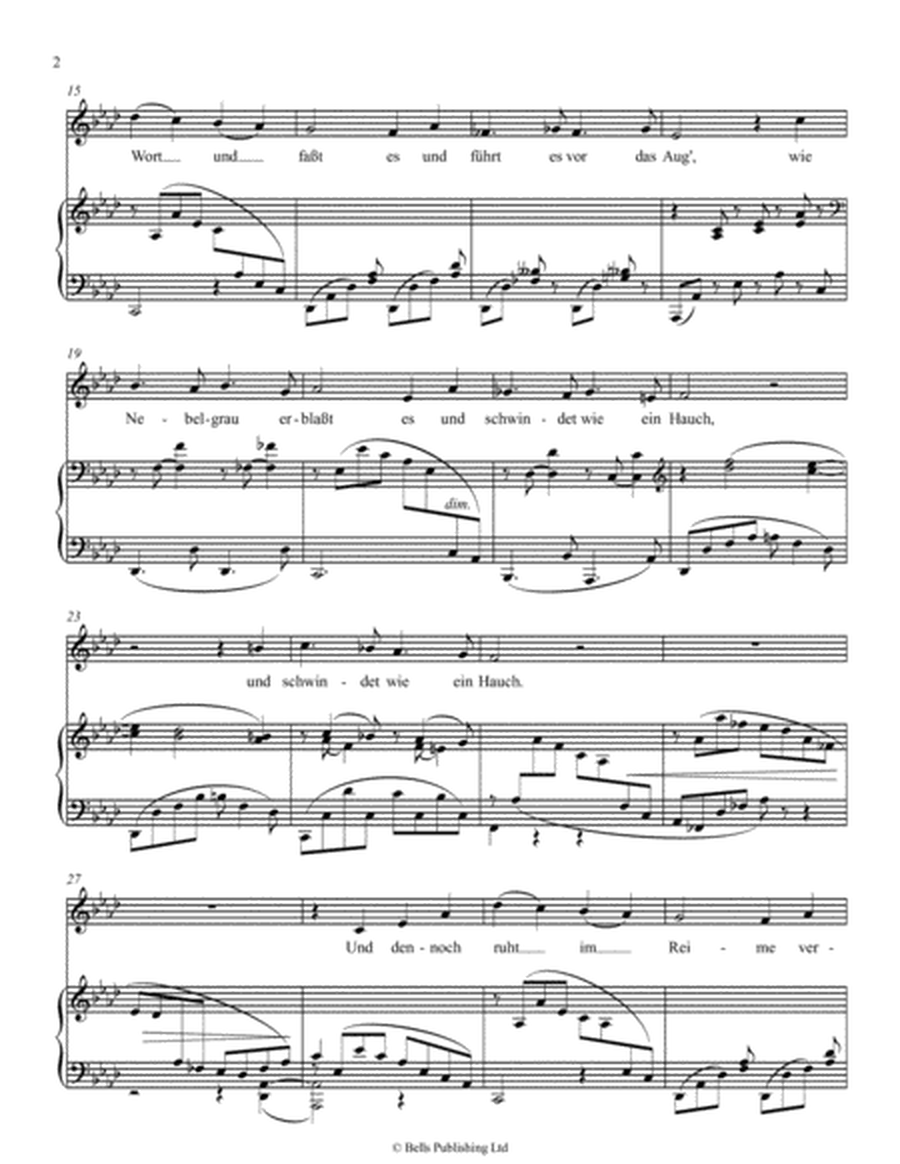 Wie Melodien zieht es mir, Op. 105 No. 1 (A-flat Major)