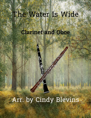 Book cover for The Water Is Wide, for Clarinet and Oboe