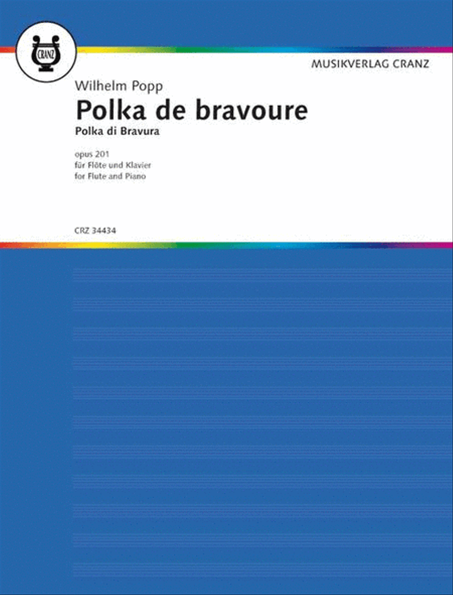Polka de bravoure Flute Solo scores gallery preview page 1
