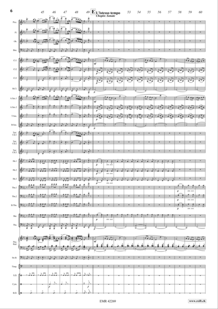 Kunstler-Quadrille Concert Band scores gallery preview page 6