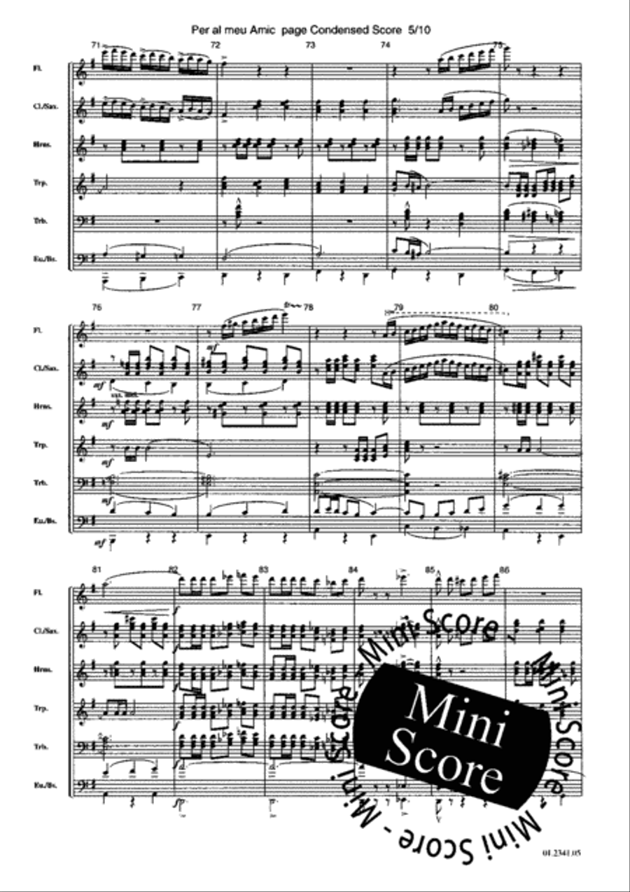 For My Friend Concert Band scores gallery preview page 29