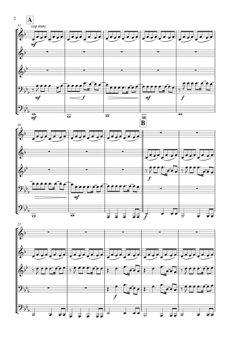 Demons Brass Ensemble scores gallery preview page 3