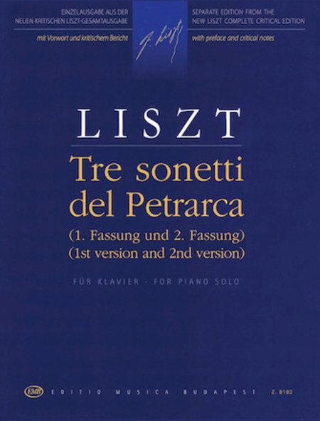 Tre Sonetti di Petrarca from Années de pélerinage