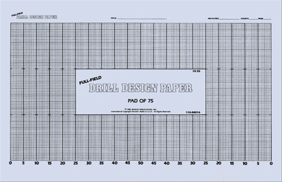 Drill Design Paper Marching Band scores gallery preview page 1
