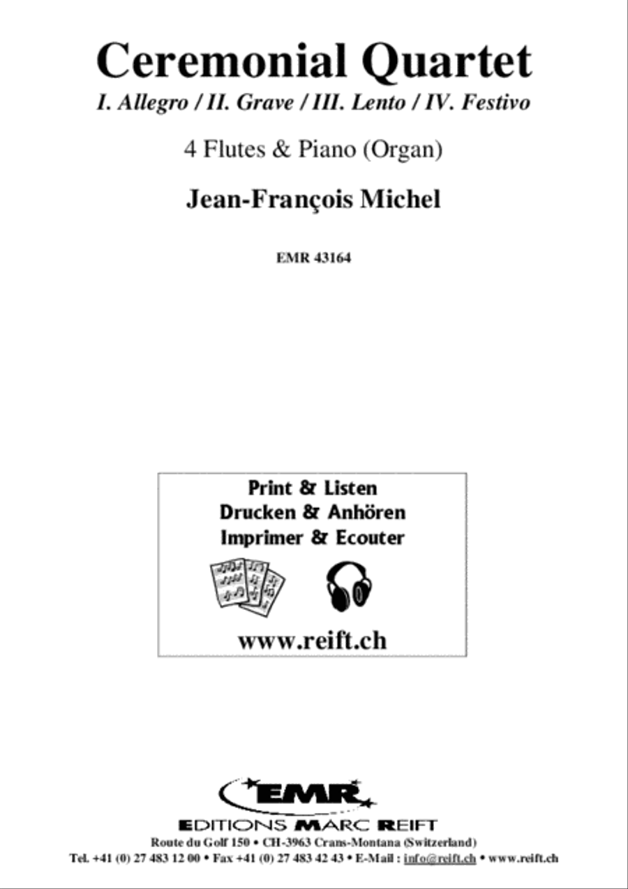 Ceremonial Quartet Ceremonial Quartet Flute scores gallery preview page 2