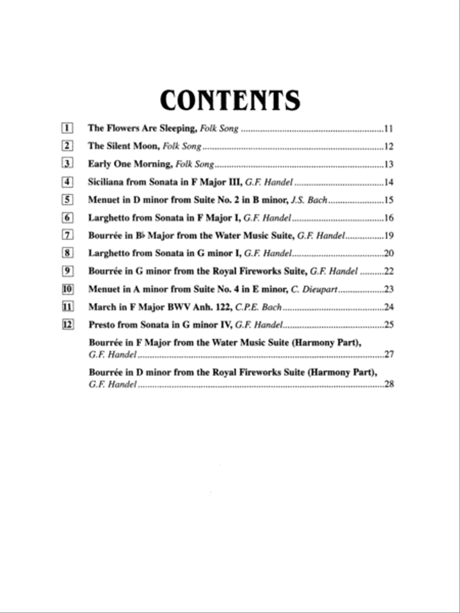 Suzuki Recorder School (Alto Recorder), Volume 2 Alto Recorder scores gallery preview page 9