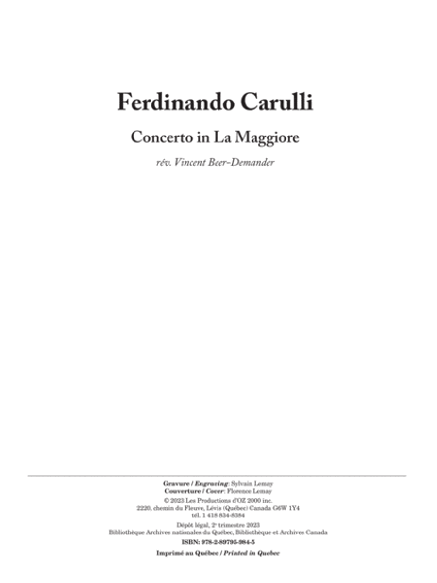 Concerto in La Maggiore Concerto in La Maggiore String Orchestra scores gallery preview page 2