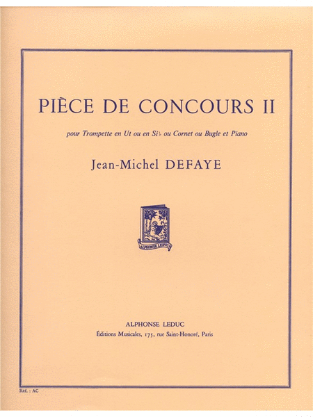 Piece De Concours 2 (trumpet & Piano)