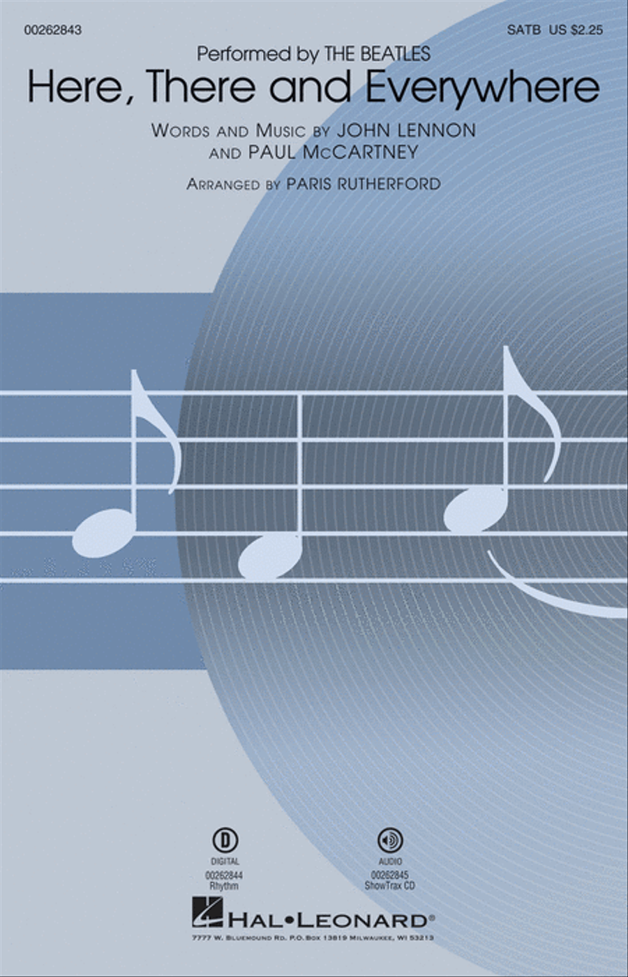 Here, There and Everywhere 4-Part scores gallery preview page 1