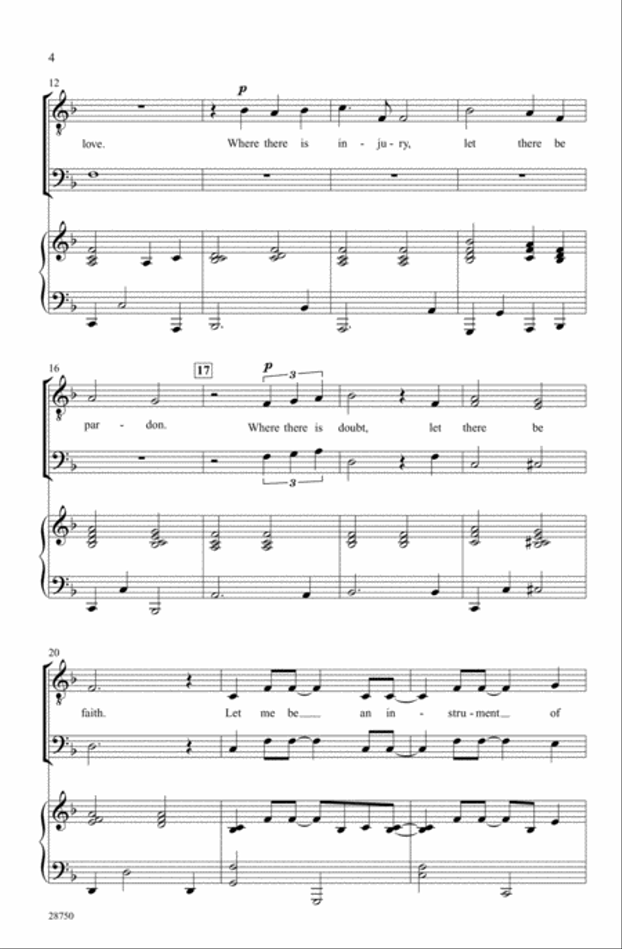 Instrument of Peace Instrument of Peace TTBB scores gallery preview page 2