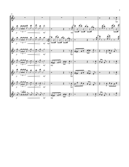 March (from "The Nutcracker Suite") (F) (Flute Octet)