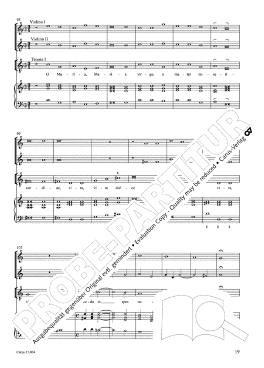 Hinni, Salve Regina, Motetti Score scores gallery preview page 44
