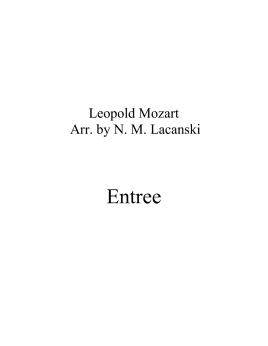Entree Entree String Duet scores gallery preview page 1