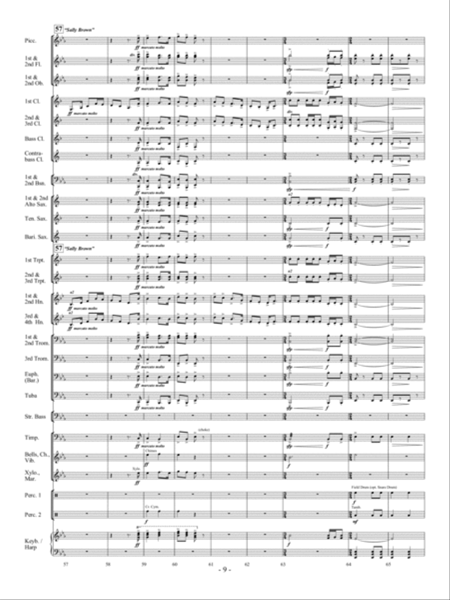 Sea Song Fantasy Sea Song Fantasy Concert Band scores gallery preview page 8