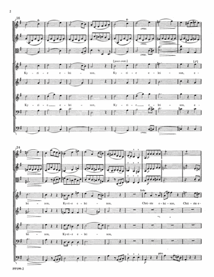 Mass in G - Conductor's Score